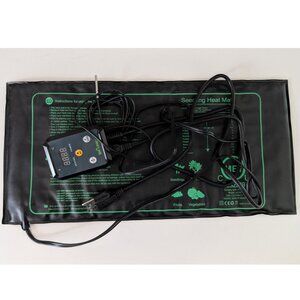 21W Seedling Heat Mat and Thermostat Combo for Seed Starting,10x20.75"